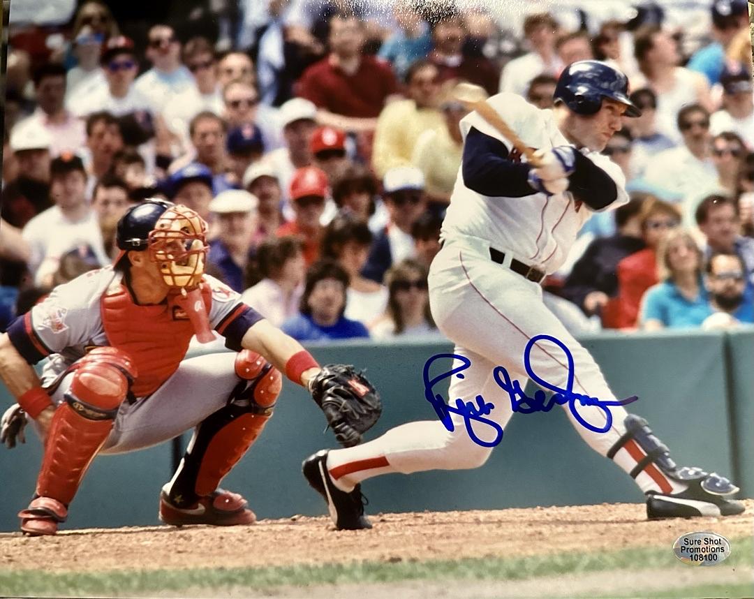 Rich Gedman (Red Sox) signed 8x10 Sureshot COA
